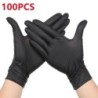 Mănuși de unică folosință din nitril, negre, 20/50/100 buc, mănuși din latex fără pudră, grad industrial, mănuși de curățare pen