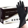 Mănuși de unică folosință din nitril, negre, 20/50/100 buc, mănuși din latex fără pudră, grad industrial, mănuși de curățare pen