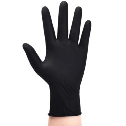 Mănuși de unică folosință din nitril, negre, 20/50/100 buc, mănuși din latex fără pudră, grad industrial, mănuși de curățare pen