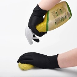 Mănuși de unică folosință din nitril, negre, 20/50/100 buc, mănuși din latex fără pudră, grad industrial, mănuși de curățare pen