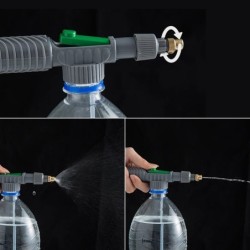 Pompă de aer de înaltă presiune, pulverizator manual, reglabil, sticlă de băuturi, cap de pulverizare, duză, instrument de udare