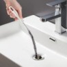 Perie de dragare a țevilor, baie, par, canalizare, perie de curățare a chiuvetei, curățător de scurgere, curățător flexibil, ins