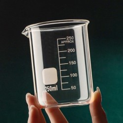50/100/150/250/500/1000ml sticlă borosilicată înaltă cupă de măsurare clară cupă de laborator pahar de laborator bucătărie copt 