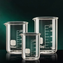 50/100/150/250/500/1000ml sticlă borosilicată înaltă cupă de măsurare clară cupă de laborator pahar de laborator bucătărie copt 