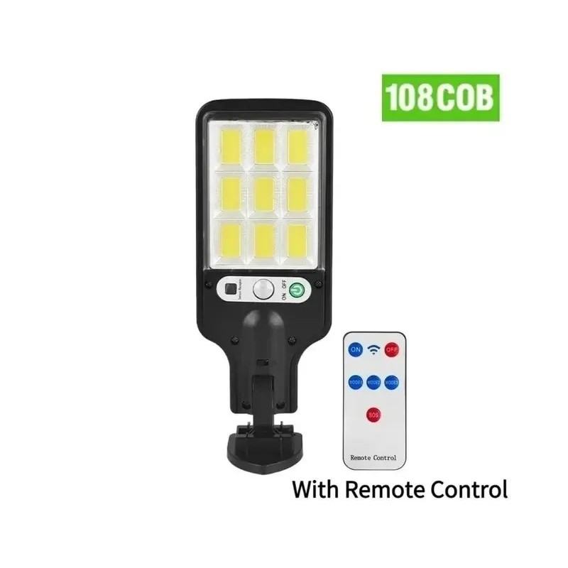 AmmToo COB Lumini solare exterioare cu senzor de mișcare, solare, 3 moduri, impermeabile, iluminat de perete de securitate pentr AmmToo COB Lumini solare exterioare cu senzor de mișcare, solare, 3 moduri, impermeabile, iluminat de perete de securitate pentr