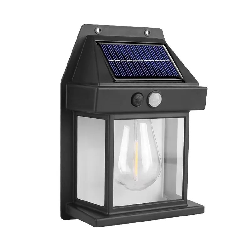 Lampă solară puternică pentru exterior, lampă de grădină cu energie solară, felinar stradal, lumini exterioare impermeabile, ilu