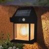 Lampă solară puternică pentru exterior, lampă de grădină cu energie solară, felinar stradal, lumini exterioare impermeabile, ilu