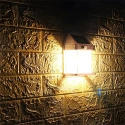 Lampă solară puternică pentru exterior, lampă de grădină cu energie solară, felinar stradal, lumini exterioare impermeabile, ilu