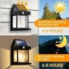 Lampă solară puternică pentru exterior, lampă de grădină cu energie solară, felinar stradal, lumini exterioare impermeabile, ilu