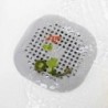 Autocolant de scurgere a podelei din silicon pătrat, baie, canalizare, filtru de păr, capac de scurgere, casă, baie, covoraș de 