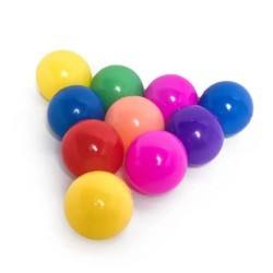 100 de bucăți minge de sport în aer liber, colorată, cu apă moale, piscină cu valuri de ocean, minge pentru copii, ecologică pen