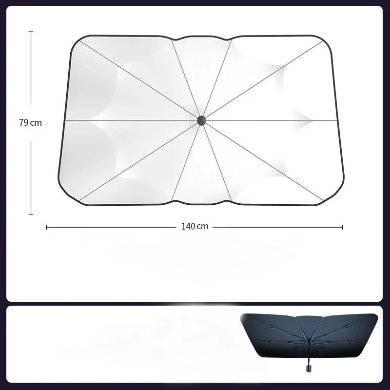 Umbrelă de soare Umbrelă de soare Umbrelă de soare pentru parbriz auto Umbrelă de soare auto Mașină cu umbrelă de soare pliabilă