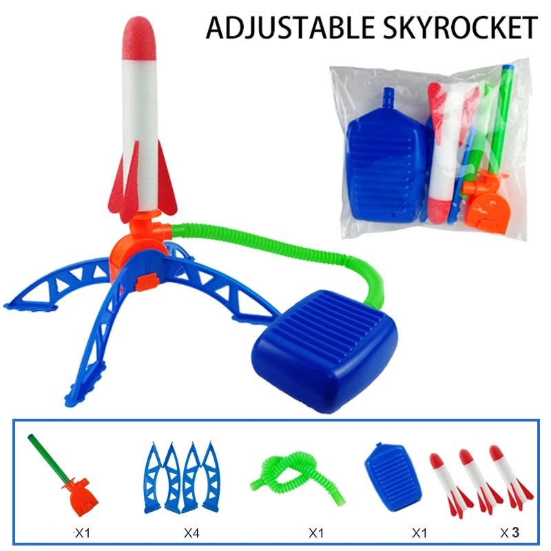 Copil Air Rocket Pompă de picior Lansator de aer în aer liber cu pedală presată Rachetă Jucării Copil Joacă Set Săritură Sport J Copil Air Rocket Pompă de picior Lansator de aer în aer liber cu pedală presată Rachetă Jucării Copil Joacă Set Săritură Sport J
