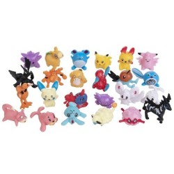 24-144 Style Pokemon Anime Figura Pikachu Acțiune Model 2-3CM Ornamental Colecție Mini Model Doll Jucărie Copii Cadouri de Crăci