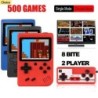 Consolă de jocuri video pe 8 biți, LCD de 3,0 inch, retro portabilă, mini player de jocuri, încorporat, 500 de jocuri AV, consol