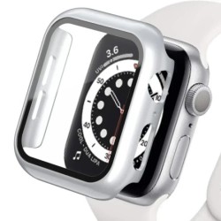 Sticlă securizată + capac pentru accesorii Apple Watch 45mm 41mm 44mm 40mm 42mm, protecție ecran, carcasă Apple Watch seria 9 4 