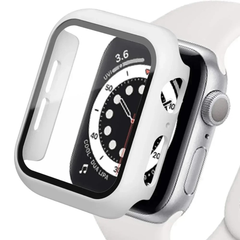 Sticlă securizată + capac pentru accesorii Apple Watch 45mm 41mm 44mm 40mm 42mm, protecție ecran, carcasă Apple Watch seria 9 4 