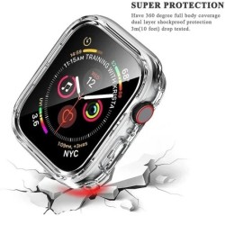 Sticlă securizată + capac pentru accesorii Apple Watch 45mm 41mm 44mm 40mm 42mm, protecție ecran, carcasă Apple Watch seria 9 4 