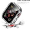 Sticlă securizată + capac pentru accesorii Apple Watch 45mm 41mm 44mm 40mm 42mm, protecție ecran, carcasă Apple Watch seria 9 4 