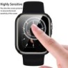 Sticlă securizată + capac pentru accesorii Apple Watch 45mm 41mm 44mm 40mm 42mm, protecție ecran, carcasă Apple Watch seria 9 4 