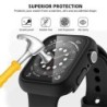 Sticlă securizată + capac pentru accesorii Apple Watch 45mm 41mm 44mm 40mm 42mm, protecție ecran, carcasă Apple Watch seria 9 4 