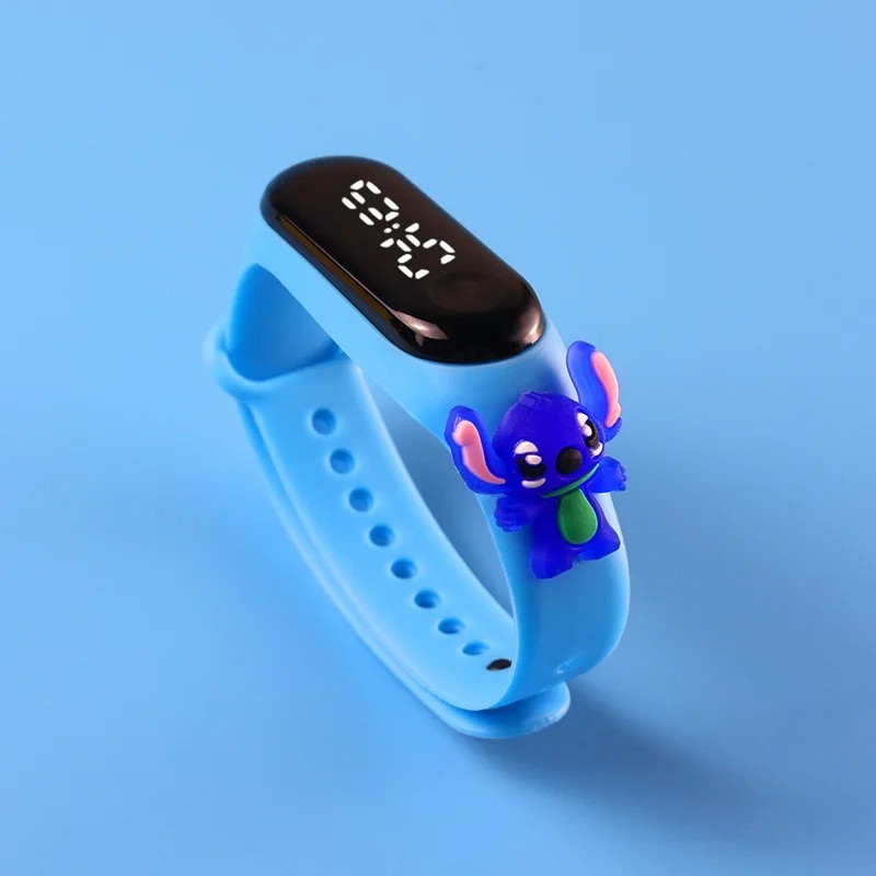 Ceasuri de copii cu Mickey și fete, ceas electronic sport cu touchscreen și LED, Spiderman, păpușă, copii, ceas impermeabil pent