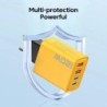 Încărcător USB tip C cu 4 porturi PD, încărcător rapid pentru telefon mobil, adaptor pentru iPhone, Samsung, Xiaomi, încărcător 