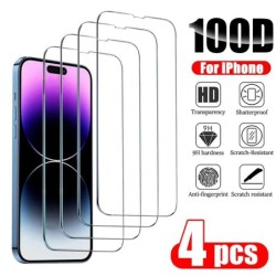 4 buc sticlă securizată pentru iPhone 14 Pro Max 14 Plus 14Pro, folie de protecție pentru iPhone 13 16 15 12 11 Pro Max 12Mini 1