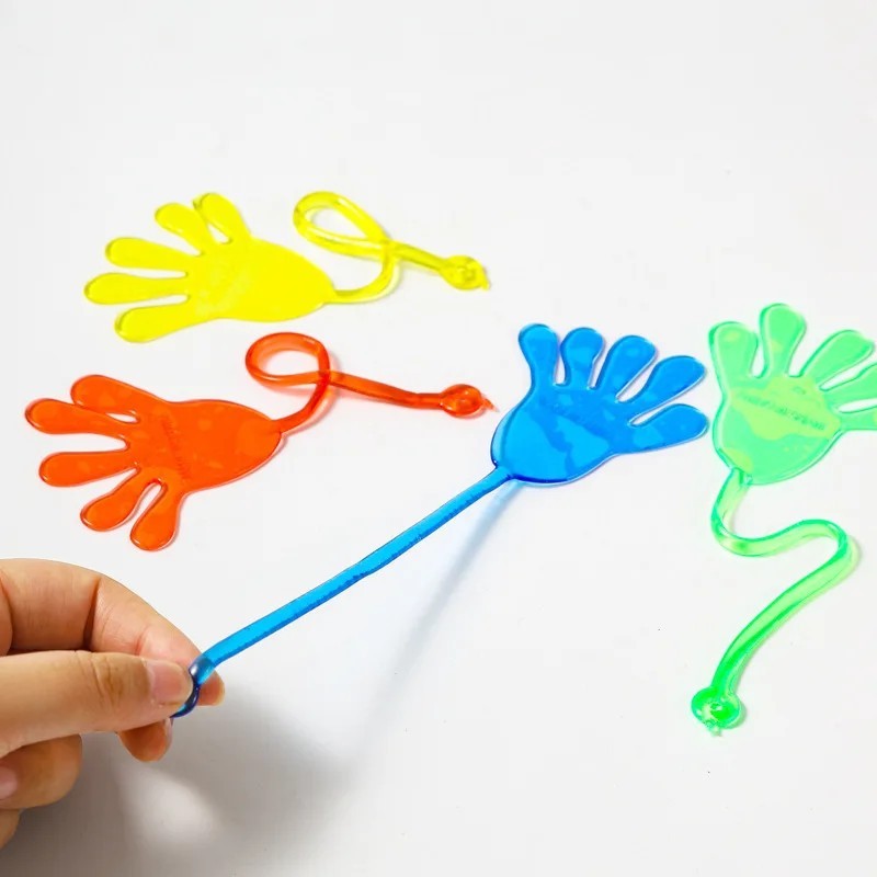 5-50 buc copii jucărie amuzantă cu mâini lipicioase palmă elastică lipicioasă Squishy Slap Palm jucărie copii cadou inedit petre