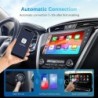 Adaptor CarPlay Android Auto 2 în 1 cu fir la wireless pentru sistemul stereo auto OEM cu USB Plug and Play