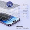 3 buc sticlă securizată pentru iPhone 15 14 13 12 11 Pro Max Mini X XS Max XR 8 7 6 Plus folie de protecție a ecranului pentru i