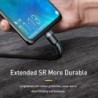 Cablu de încărcare rapidă Baseus USB tip C la USB C pentru iPhone 15, 100W/5A PD, pentru Macbook, Xiaomi, Samsung, cablu de tip 