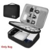 Geantă de depozitare pentru cablu Organizator electronic digital impermeabil, încărcător portabil USB pentru linie de date, gean