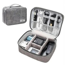 Geantă de depozitare pentru cablu Organizator electronic digital impermeabil, încărcător portabil USB pentru linie de date, gean