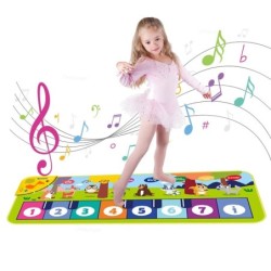 Covoraș de pian pentru copii mici, podea, tastatură, dans, covoraș, fitness, joc muzical, covor, instrument muzical, jucării, fe