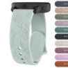 Curea gravată cu flori de 20 mm și 22 mm pentru Amazfit GTS/2/2e/3/4 GTS2 Mini/GTR 4/3/Pro/47 mm/GTR2/2e/Stratos 2/3/Bip Lite
