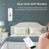 Senzor de temperatură și umiditate Bluetooth Tuya Mini, compatibil cu telecomanda prin aplicație Bluetooth, termometru și higrom