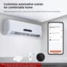 Senzor de temperatură și umiditate Bluetooth Tuya Mini, compatibil cu telecomanda prin aplicație Bluetooth, termometru și higrom