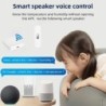 Senzor de temperatură și umiditate Bluetooth Tuya Mini, compatibil cu telecomanda prin aplicație Bluetooth, termometru și higrom