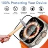 Protector de ecran pentru Apple Watch Series 9-8-7-6 5 4 Se ultra-2 49mm 41mm 45mm 40mm 44mm 3D (nu sticlă securizată) accesorii