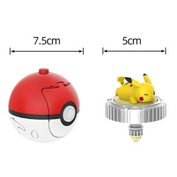Pokemon Elf titirez Gyro Ball figurină de acțiune Pikachu Charmander Squirtle Mew Eevee lansator joc de luptă pentru copii set d