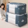 Organizator de sac de depozitare pentru haine de mare capacitate cu mâner întărit, potrivit pentru pături și lenjerie de pat, pl
