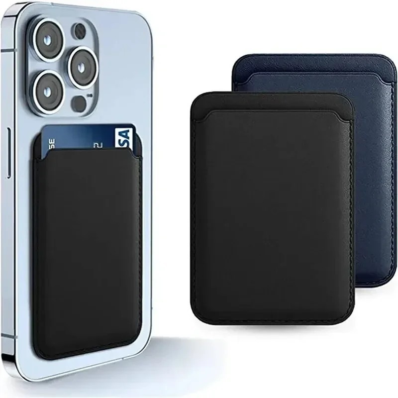 Portofel magnetic din piele, suport pentru carduri, suport pentru telefon Macsafe, pentru Magsafe IPhone 15 14 13 Pro Max Mac Sa