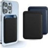 Portofel magnetic din piele, suport pentru carduri, suport pentru telefon Macsafe, pentru Magsafe IPhone 15 14 13 Pro Max Mac Sa