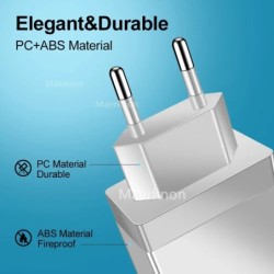 Încărcător USB cu 4 porturi, mufă UE/SUA, adaptor de încărcare rapidă 3A pentru iPhone, Samsung, Xiaomi, Oppo, încărcător de tel