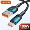 Cablu USB tip C Toocki, încărcare rapidă, cablu încărcător USB C pentru iPhone 15 14 13 12 11 Huawei P40 P30 Realme Oppo Oneplus
