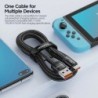 Cablu USB tip C Toocki, încărcare rapidă, cablu încărcător USB C pentru iPhone 15 14 13 12 11 Huawei P40 P30 Realme Oppo Oneplus
