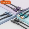 Cablu USB tip C Toocki, încărcare rapidă, cablu încărcător USB C pentru iPhone 15 14 13 12 11 Huawei P40 P30 Realme Oppo Oneplus