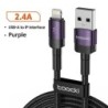 Cablu USB tip C Toocki, încărcare rapidă, cablu încărcător USB C pentru iPhone 15 14 13 12 11 Huawei P40 P30 Realme Oppo Oneplus