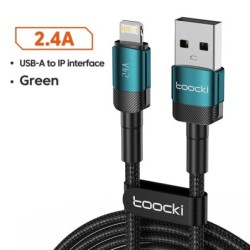 Cablu USB tip C Toocki, încărcare rapidă, cablu încărcător USB C pentru iPhone 15 14 13 12 11 Huawei P40 P30 Realme Oppo Oneplus